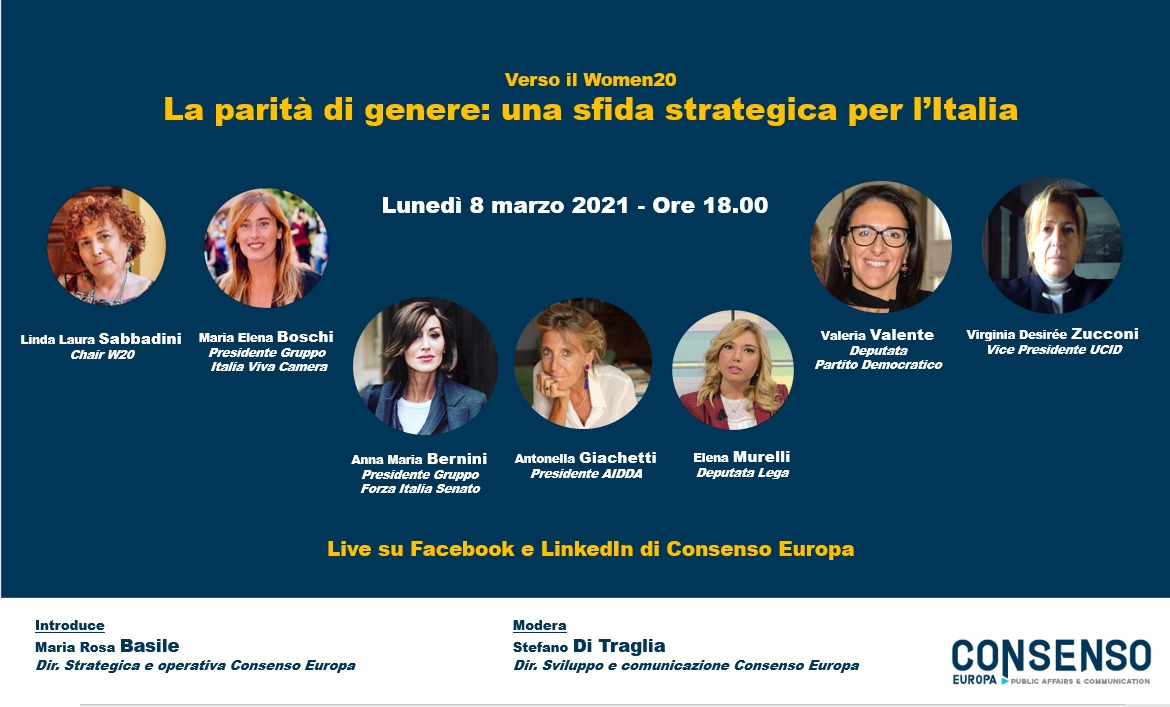 La parità di genere: una sfida strategica per l'Italia